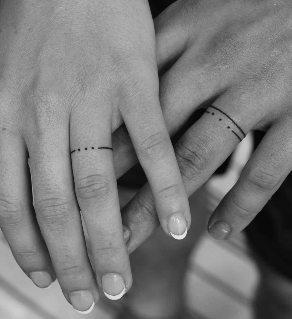 40+ Best Wedding Ring Tattoos_ Love Symbols To Inspire You