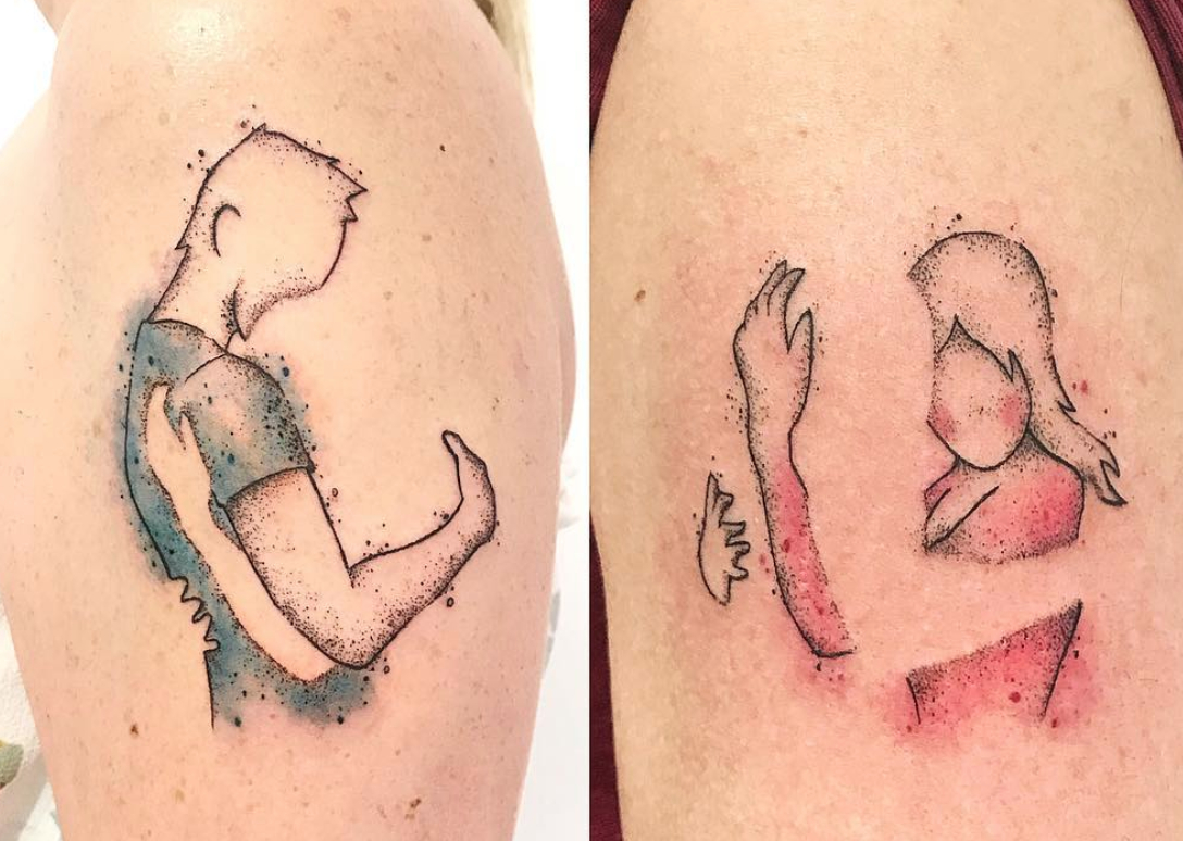 Tattoos For Couples Who Don’t Need A Contract To Show Their Love For One Another - Cultura Colectiva