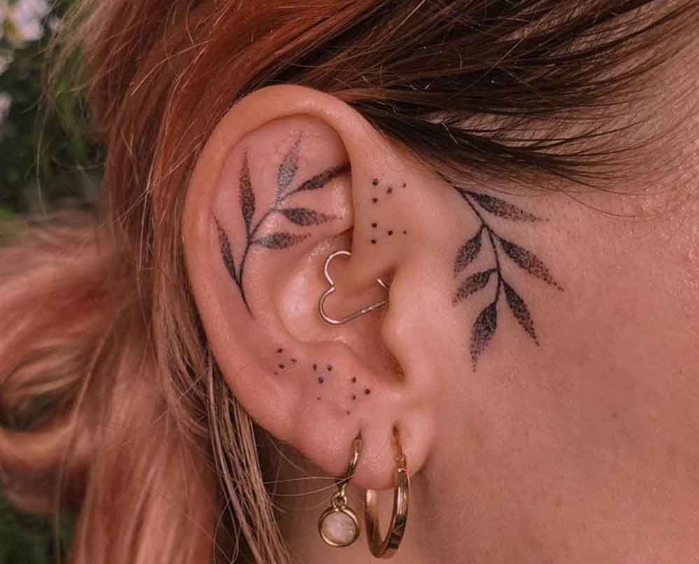 Tatuagens na orelha → Confira as melhores da internet! - Top Tatuagens