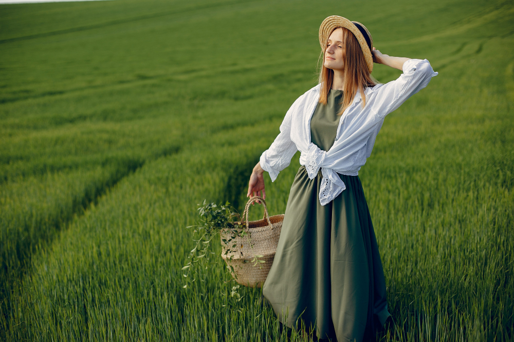 elegant-stylish-girl-summer-field