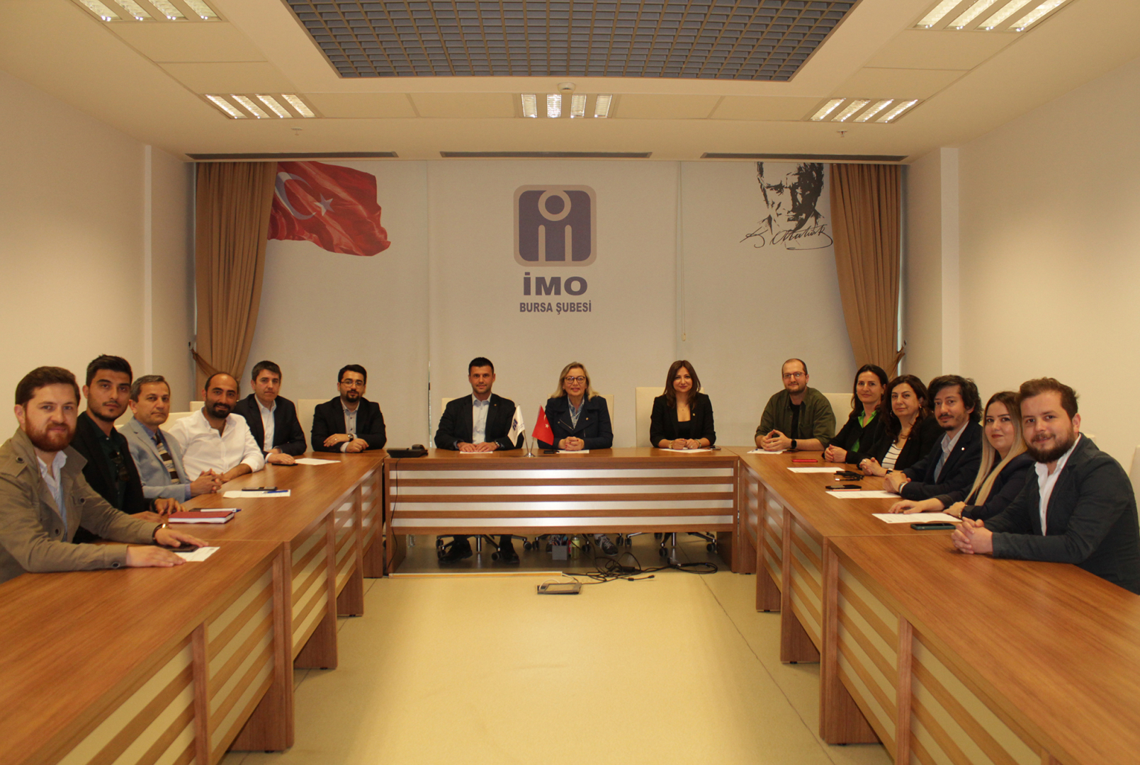 İMO Bursa Şubesi Yönetim Kurulu 2