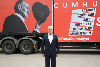 29 Ekim coşkusu 'Cumhuriyet Tırı' ile Bursa’yı sarıyor