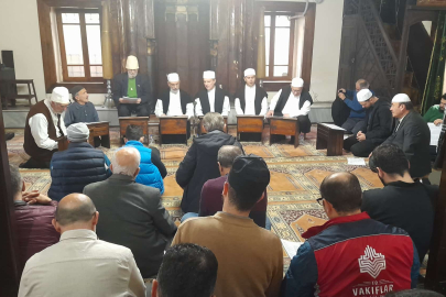 Hoca Muslihiddin Camii'nde anlamlı gelenek